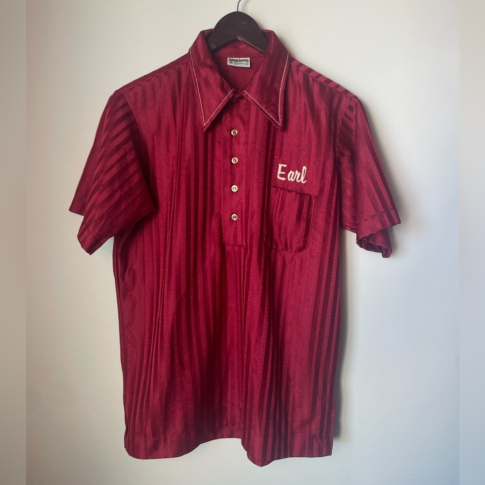 Vintage late 70s early 80s bowling shirt